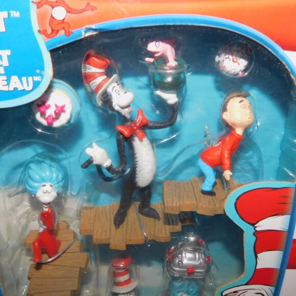 2003 Play Along Toys The Cat in the Hat Movie Collectible Figure Set NEW - Picture 6 of 8